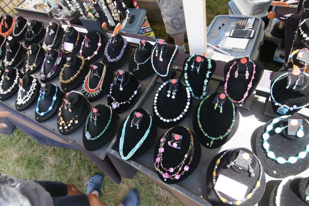 Craft Fair merchandise, jewelry