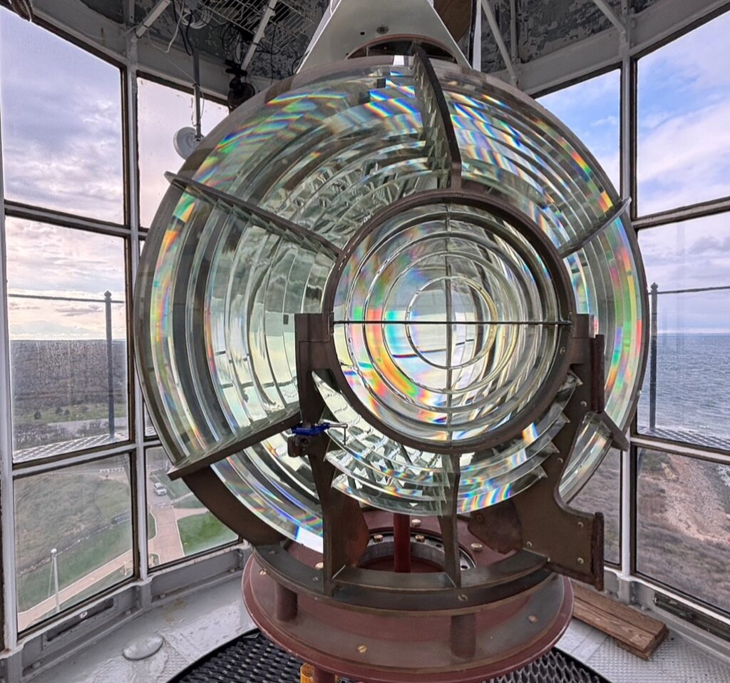 Frensel Lens Relit at the Lighthouse